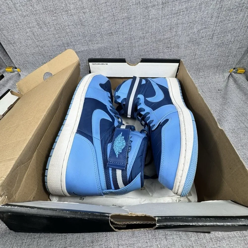 Air Jordan 1 Retro High Strap French Blue Sneakers Shoes Men's 13